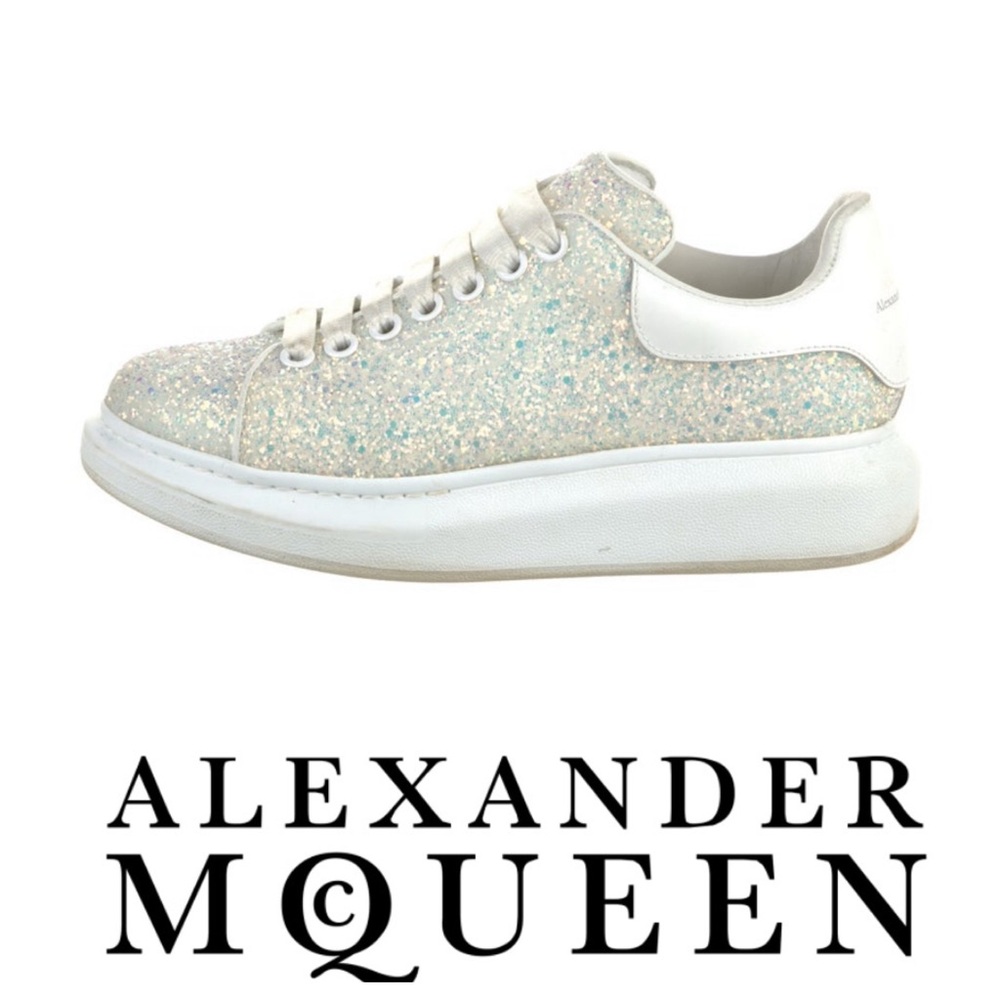 Alexander McQueen Iridescent Glitter Sneakers